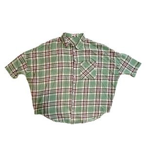 Fashion Nova Plaid Button shirt